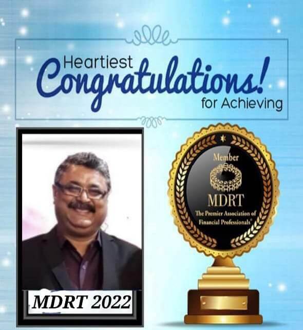 Heartiest Congratulation from MDRT Organization