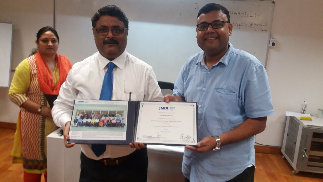 Receiving of MDI Certificate