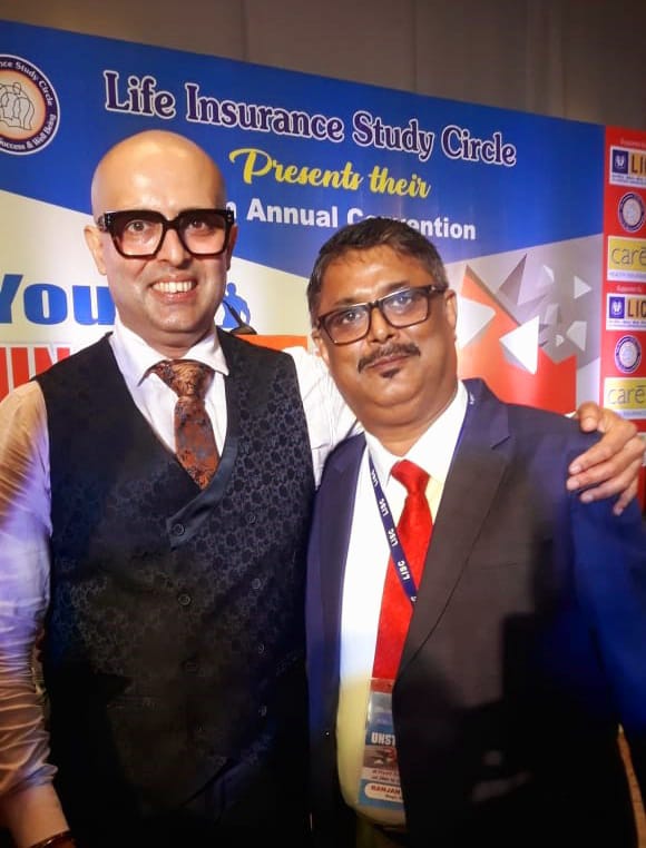 Picture with Mr. Mrinal Chakraborty on 34th Annual Convention of Study Circle at Hyatt Regency Hotel Kolkata